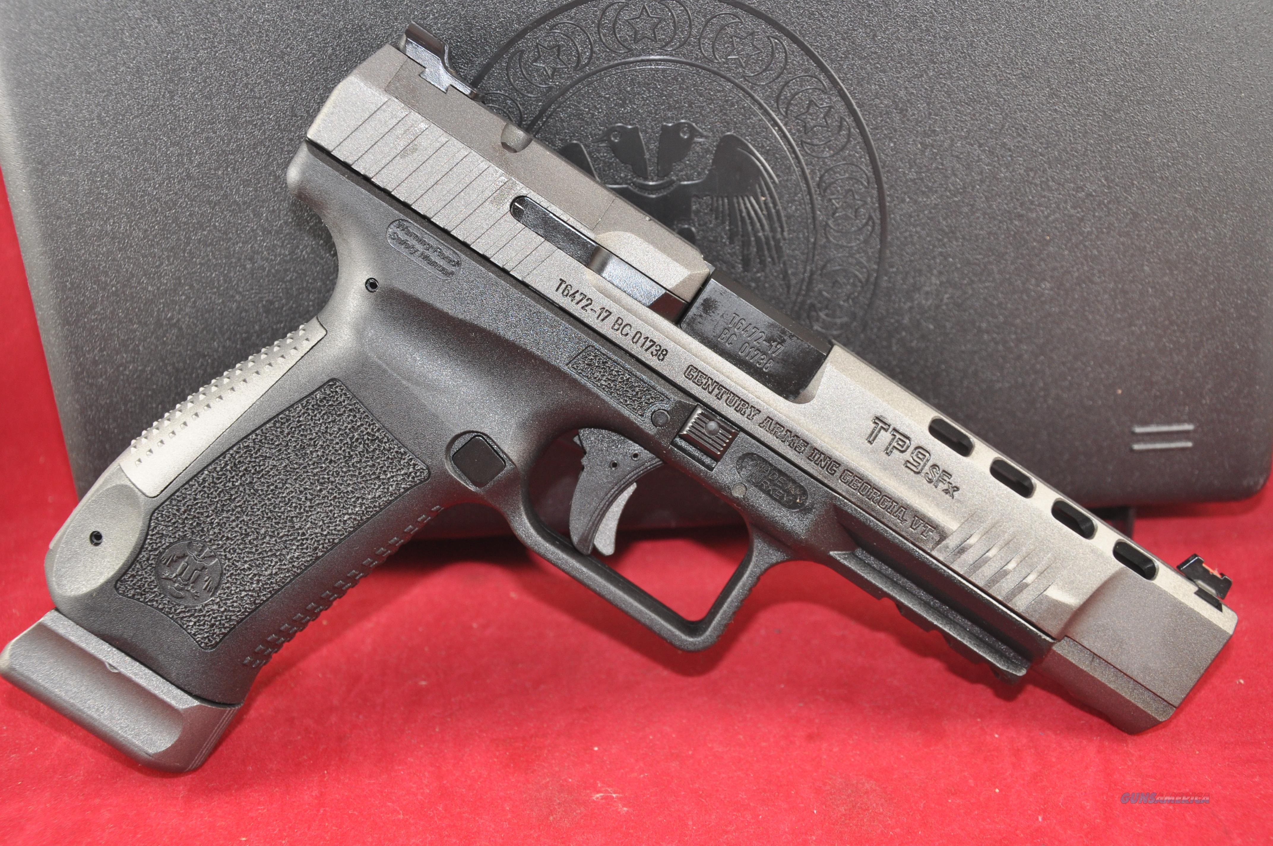 Canik TP9SFX 9mm 20RD Competition Ready Optics ... for sale