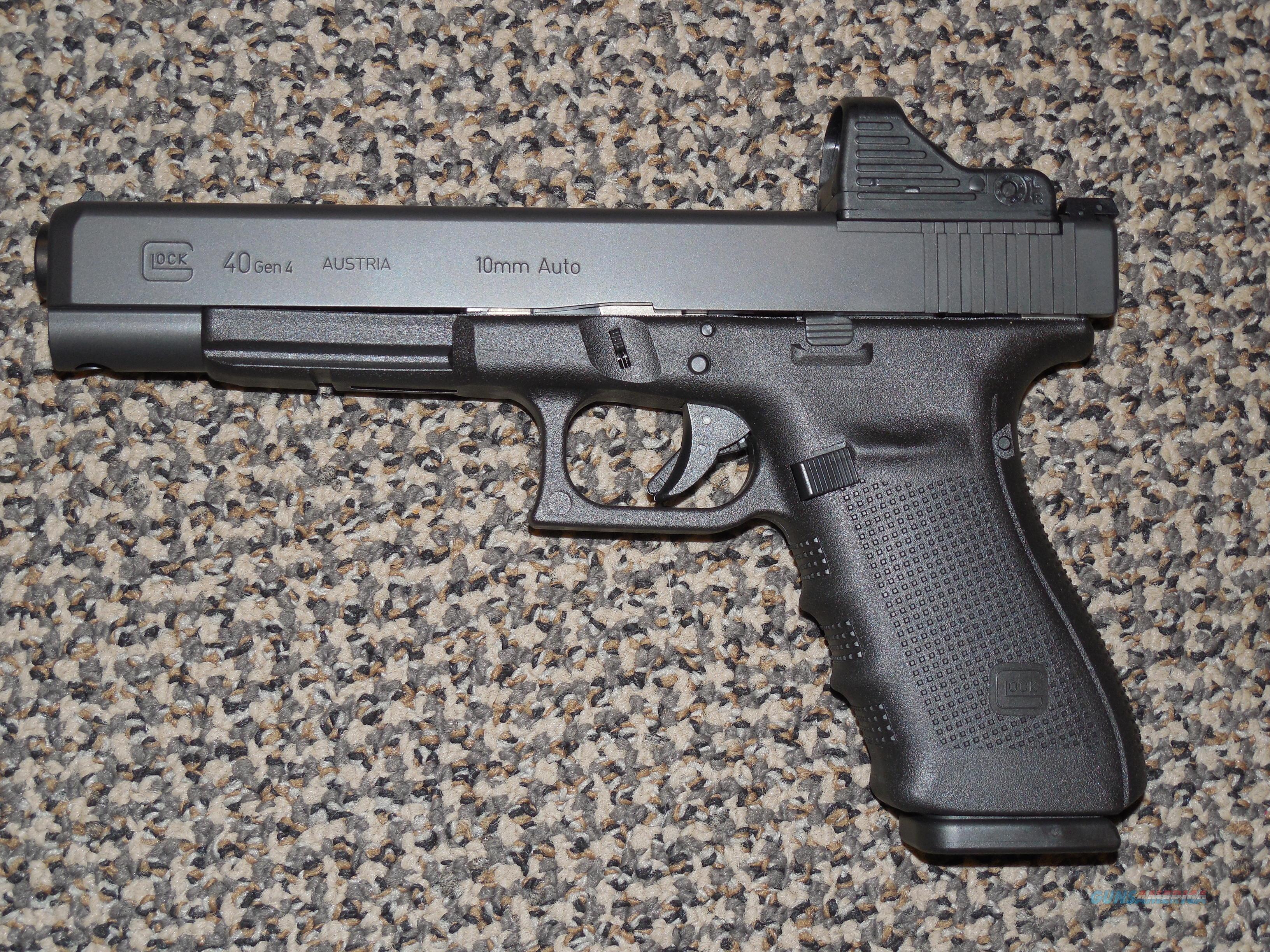GLOCK MODEL 40  MOS 10 MM  PISTOL  WITH EOTECH M for sale