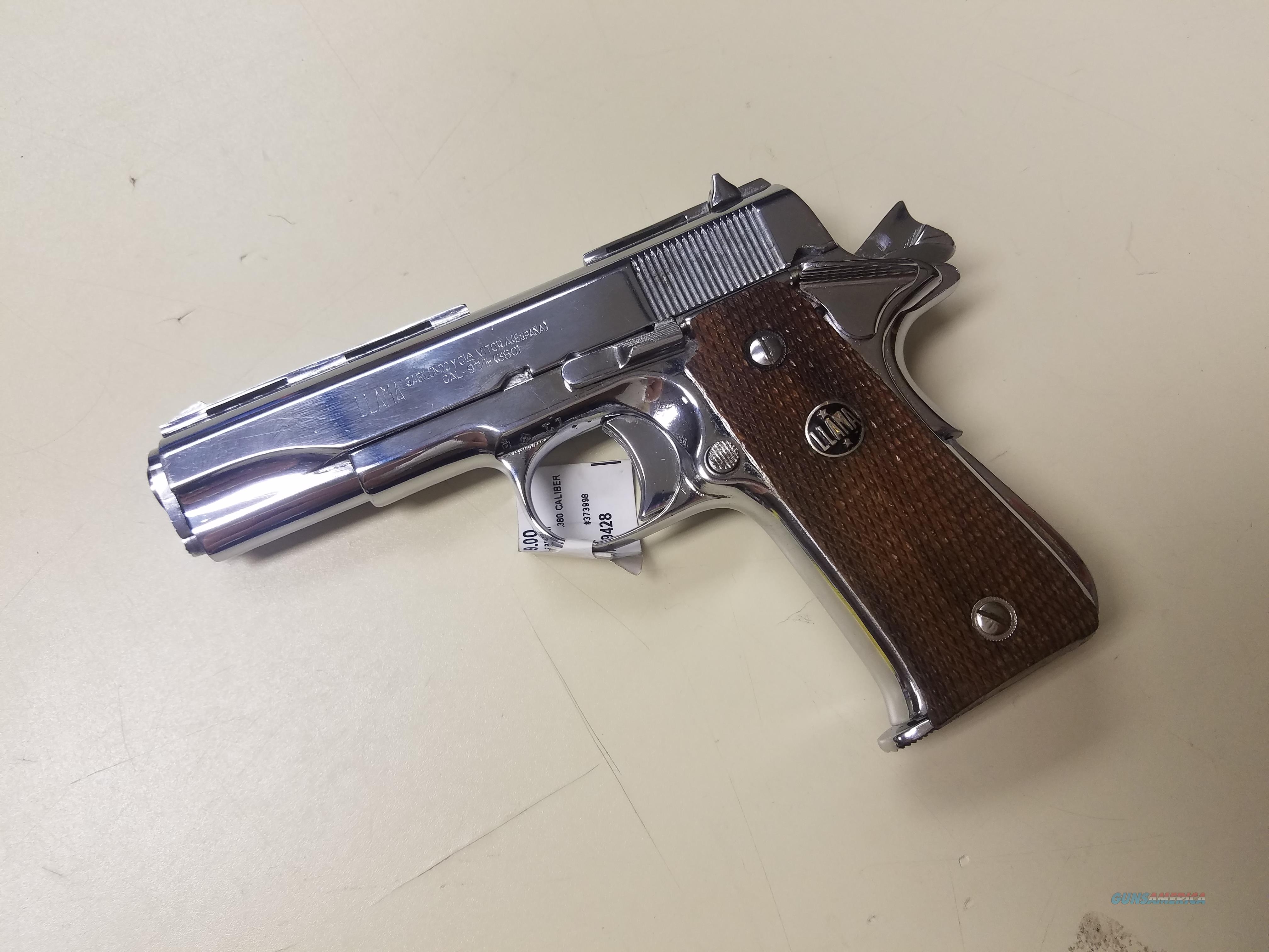 Llama Especial .380 acp nickel plated!! for sale