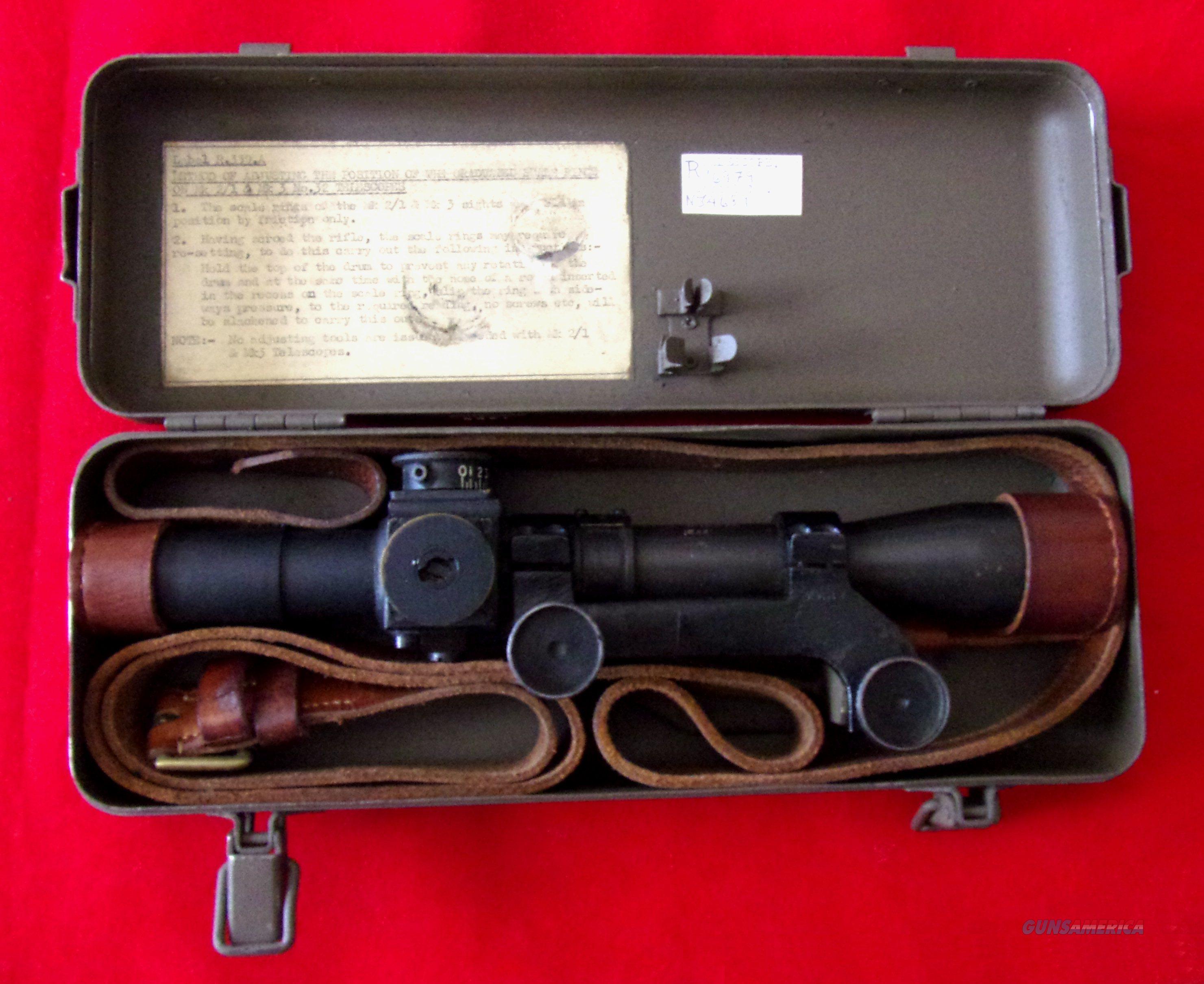original WWII British Sniper Scope with Steel C... for sale