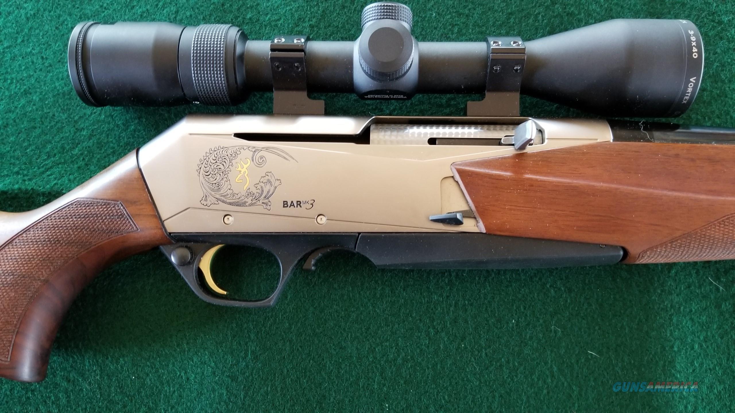 New Browning BAR MK3 7mm08 w New Vortex Diamon... for sale