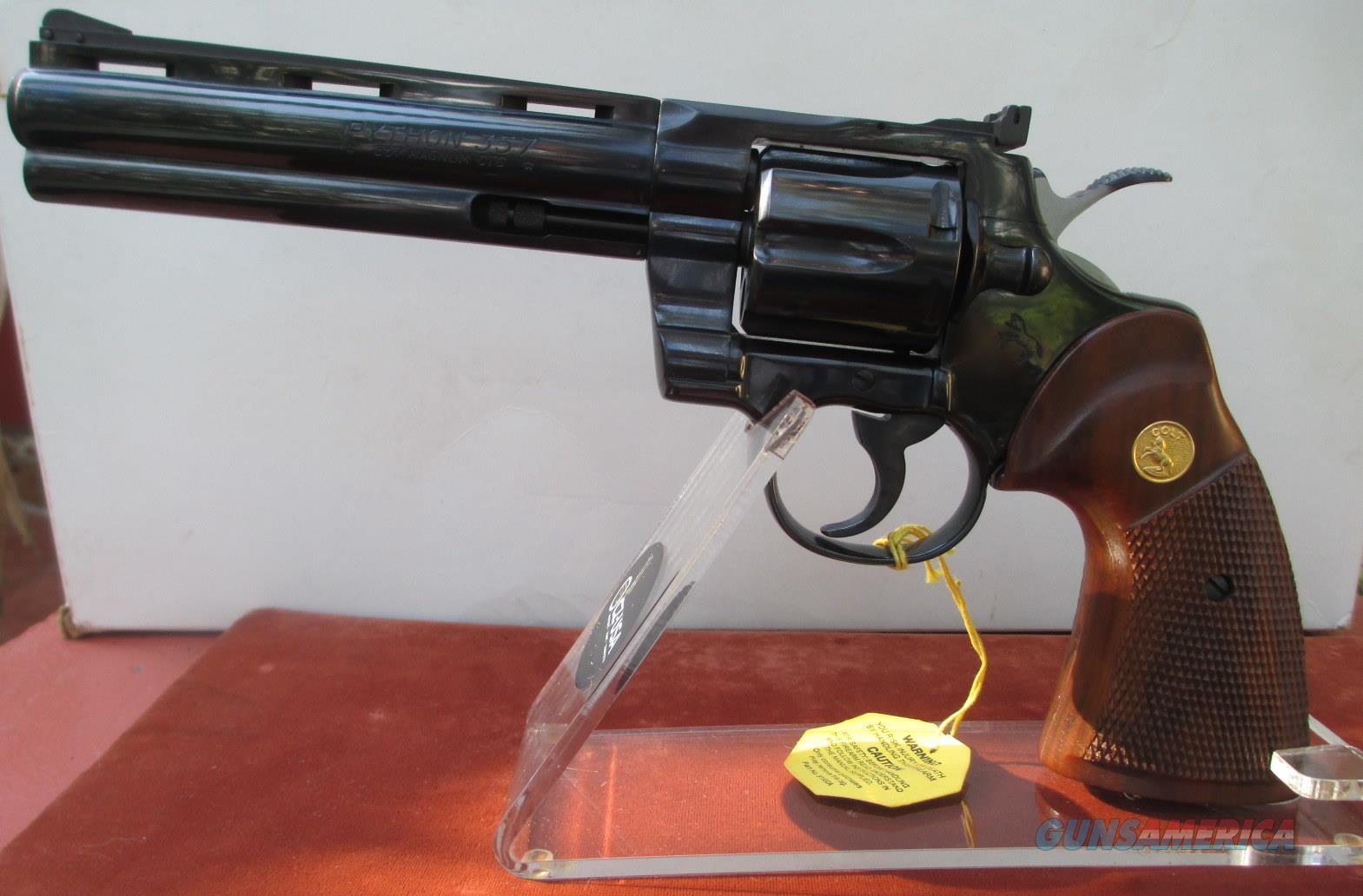 COLT 6 INCH BLUE PYTHON SNAKE GUN for sale