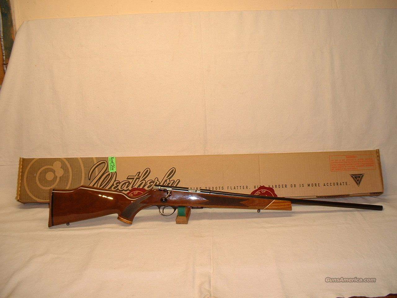 WEATHERBY MK XXII DELUXE BOLT ACTION RIFLE CA... for sale
