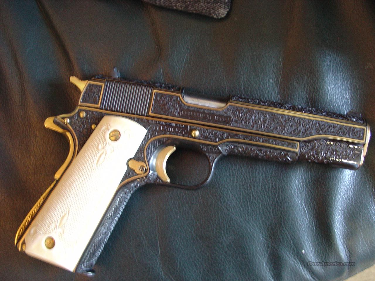 Colt 1911 MK!V Series 80,deep relief master eng... for sale
