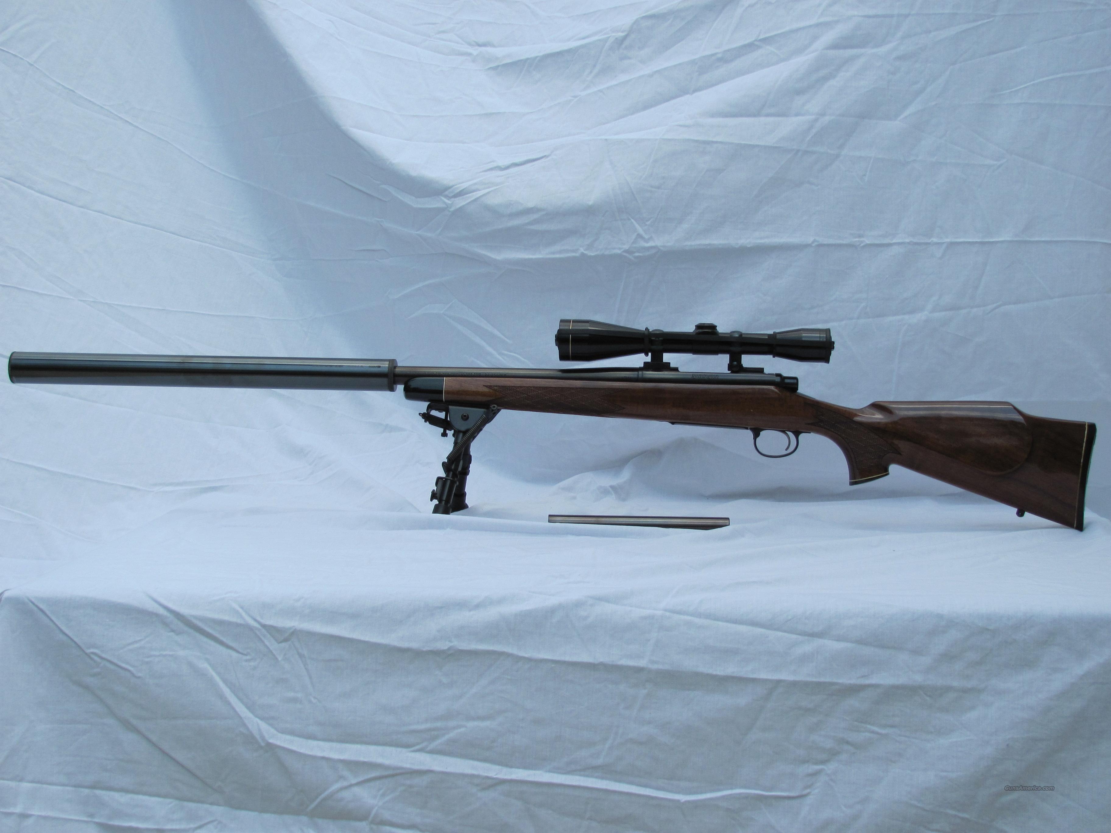 Remington 700 Varmint w/ Ciener Suppressor for sale