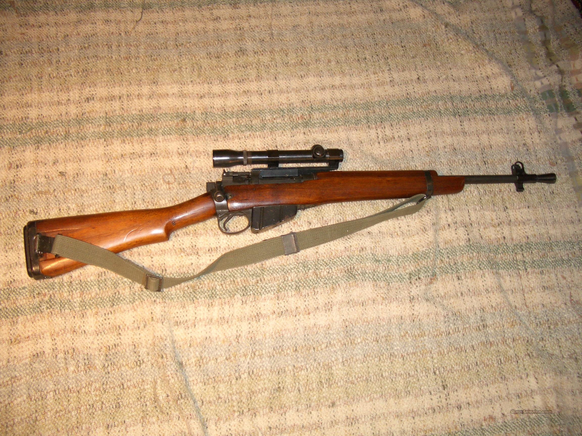 Jungle carbine 303 Enfield with scope for sale