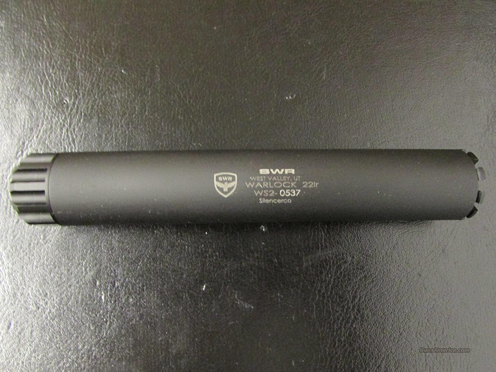SilencerCo Warlock II .22 Long Rifle Silencer/ for sale