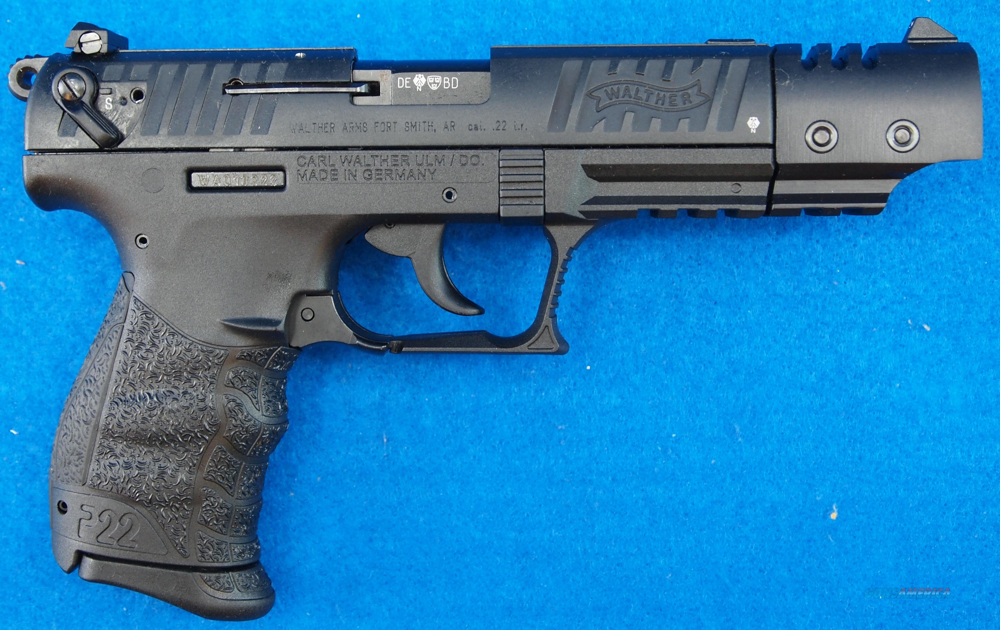 Walther Nickel P22, .22 Long Rifle, CA Compliant NEW 5120336. 