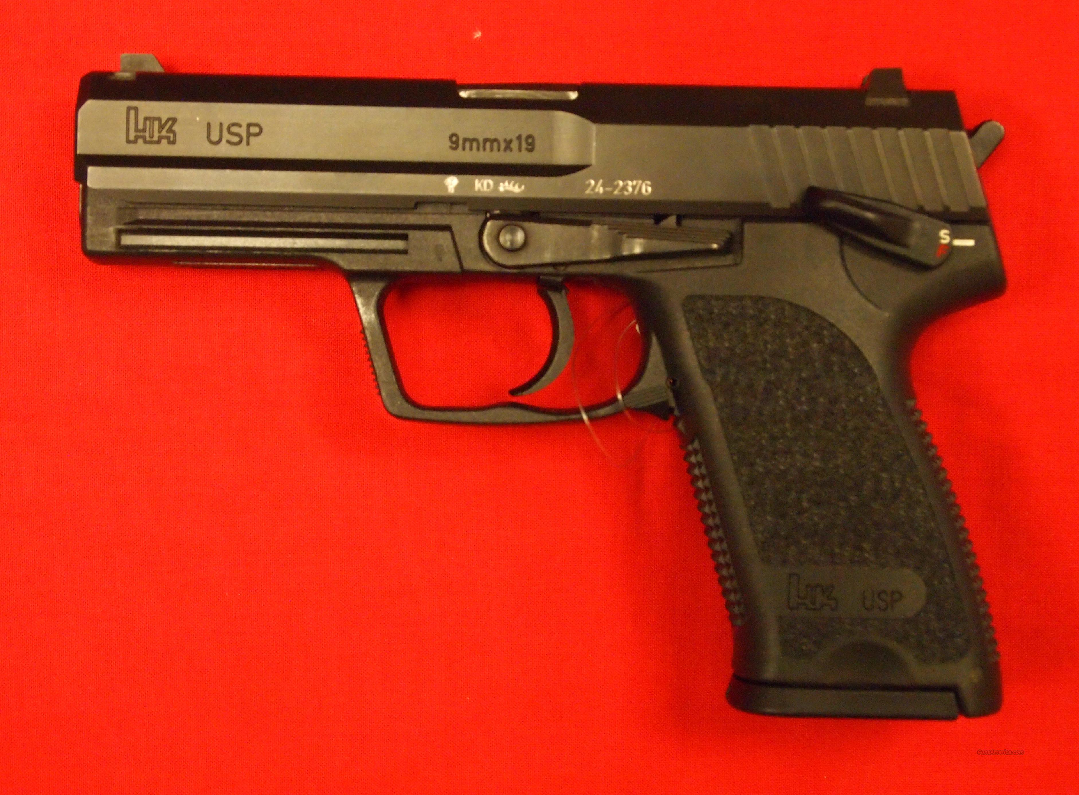 H&K USP "universal self-loading pistol" 9X19, 9MM, 4" bb...