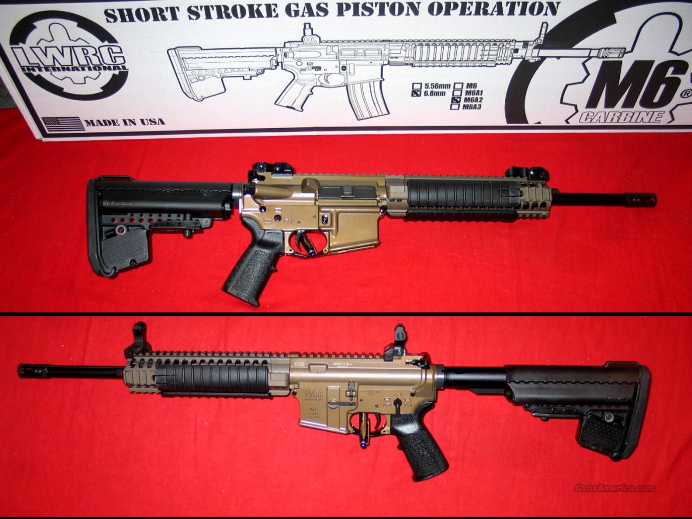 LWRC M6A2, 14.7", Coyote finish, 6.8mm - NIB for sale