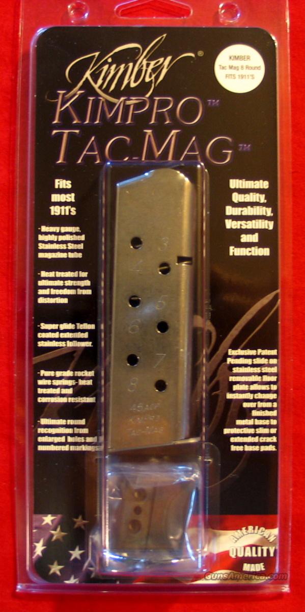 Kimber KimPro TacMag SS Full size 8rd for sale